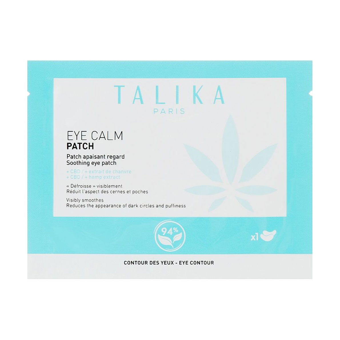 Заспокійливі патчі для шкіри навколо очей Talika Eye Calm Patch, 2 шт